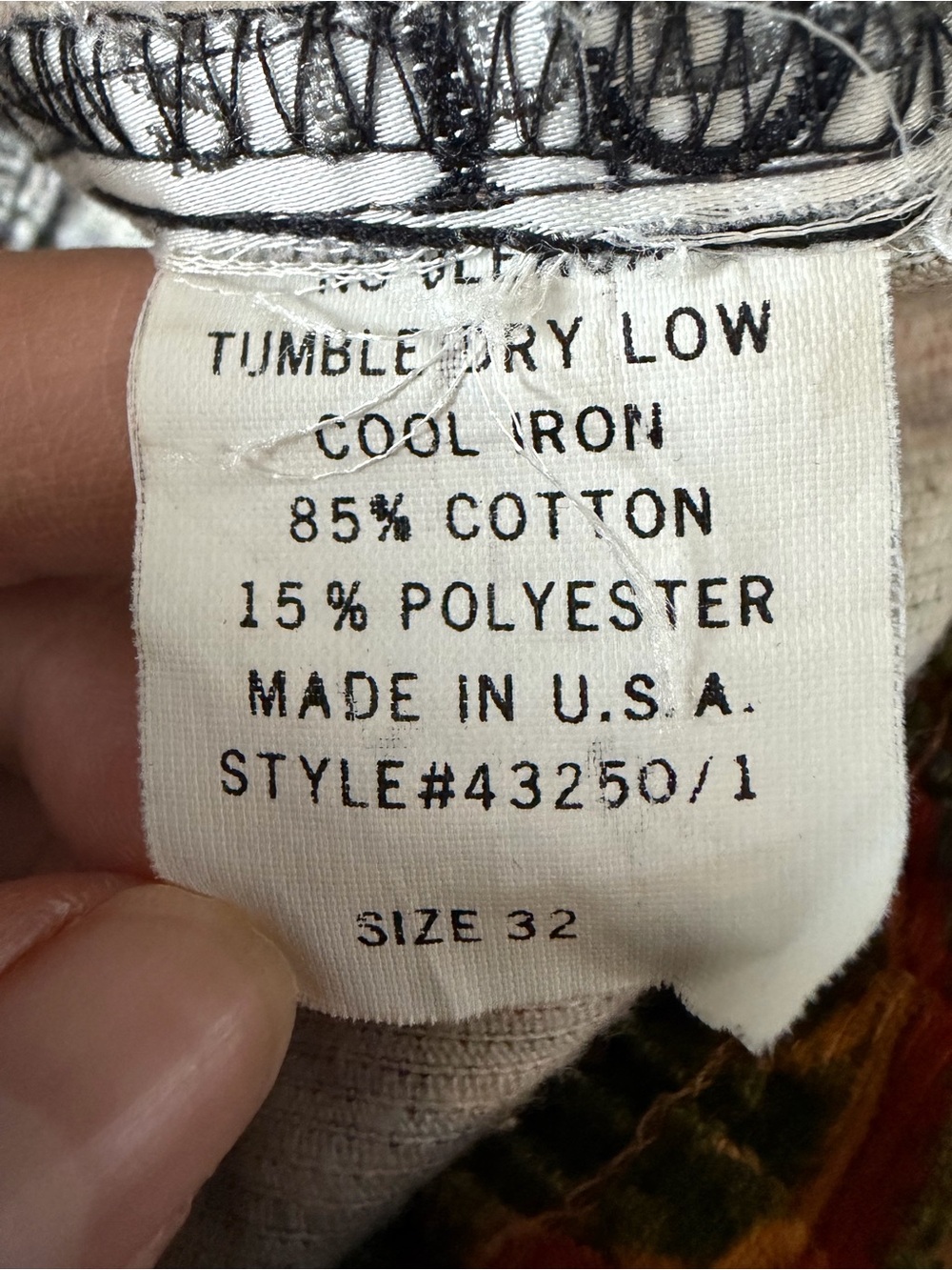 Corduroy paisley trousers - Picture 8 of 8